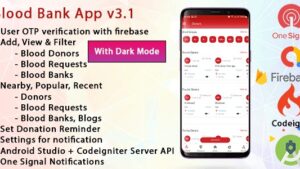Blood Bank App With Admin Panel & Material Design (v3.3.1)