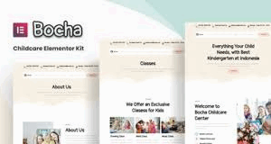 Bocha - Childcare Elementor Template Kit