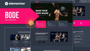Bode - Gym & Sports Elementor Template Kit