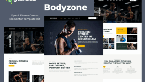 Bodyzone - Gym and Fitness Center Elementor Template Kit