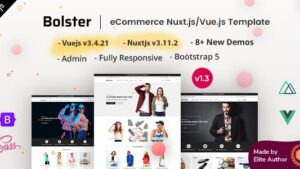 Bolster v1.3 - Vue Nuxt.js eCommerce Template