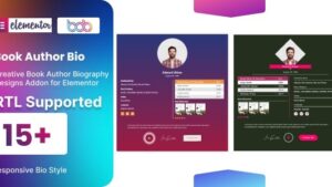 Book Author Bio for elementor v1.0