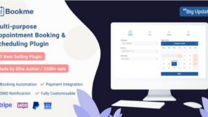 Bookme v4.9.0 - WordPress Appointment Booking Scheduling Plugin
