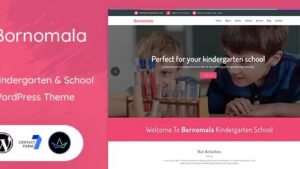 Bornomala v1.8 Kindergarten & School WordPress Theme