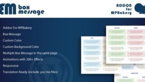 Box Message v1.0 Addons for WPBakery Page Builder WordPress Plugin