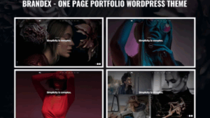 Brandex v1.0 One Page Portfolio WordPress Theme