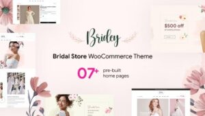 Bridey (v1.7.4) Bridal Store WooCommerce WordPress Theme