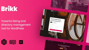 Brikk (v2.8.0) Directory & Listing WordPress Theme (Activated)