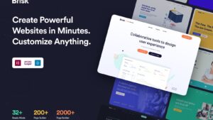 Brisk (v6.2.2) Multi-Purpose Elementor WordPress Theme