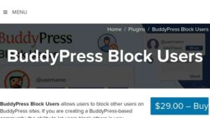 BuddyPress Block Users v1.2.1