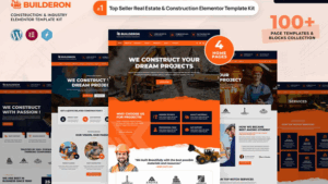 Builderon – Construction Elementor Template Kit