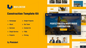 Buildeso - Construction & Building Elementor Template Kit