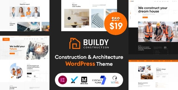Buildy v1.4 Construction & Architecture WordPress Theme