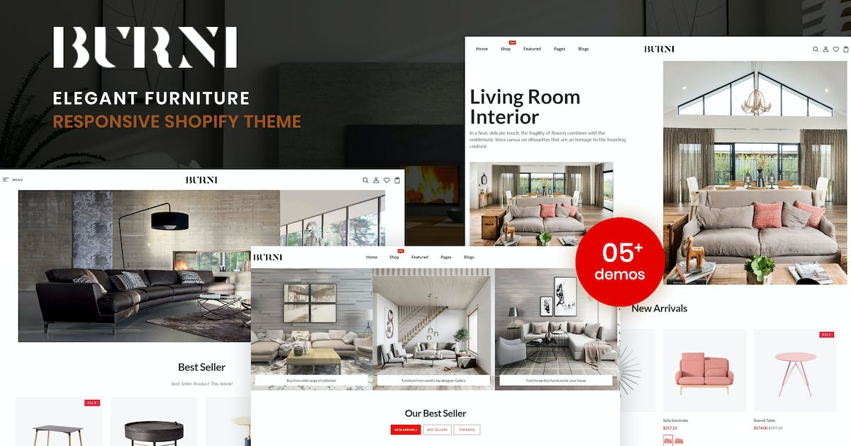 Burni - Elegant Furniture Shop For Shopify
