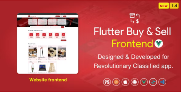 BuySell Frontend with Vue.js and PHP Backend v1.4 (Olx, Mercari, Carousell, Classified ) Full App