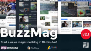 BuzzMag v2.3 Viral News WordPress Magazine/Blog Theme