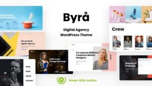 Byra v12.1 Simple Portfolio WordPress Theme