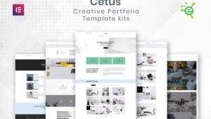 CETUS - Creative Portfolio Elementor Template Kit