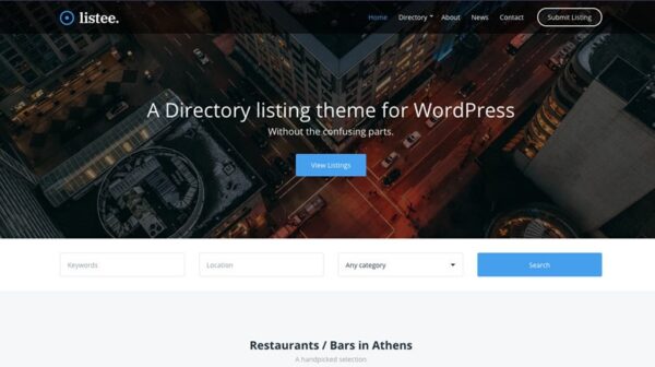 CSSIgniter Listee WordPress Theme v1.2.0