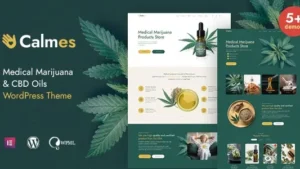 Calmes (v1.2.4) Medical Marijuana & Coffeeshop WordPress Theme