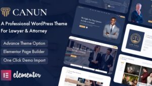 Canun (v1.0.7) Lawyer & Attorney WordPress Theme