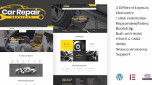v5.4 Car Repair Services & Auto Mechanic WordPress Theme + RTL