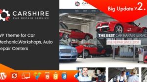 Car Shire v3.7 Auto Mechanic & Repair WordPress Theme