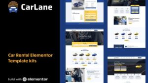 CarLane - Car Rental Elementor Template Kit