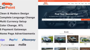 CarPoint v1.5 Multi Vendor Car Listing Directory