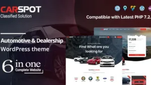 CarSpot v2.4.4 (Activated) Dealership Wordpress Classified Theme