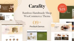 Carafity (v1.2.4) Bamboo Handmade Shop WooCommerce Theme