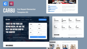 Carbu - Car Repair Elementor Template Kit
