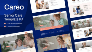 Careo - Elderly & Senior Care Elementor Template Kit