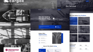Cargox - Logistic & Transportation Elementor Pro Template Kit
