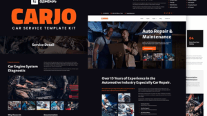 Carjo - Car Services & Repair Elementor Template Kit