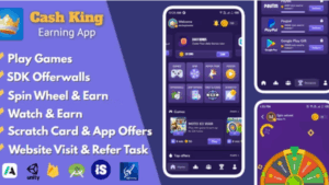 Cash King v8.0 Android Earning App with Admin Panel