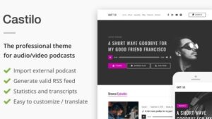 Castilo (v1.8.5) Audio Podcast WordPress Theme