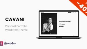 Cavani (v1.1.1) Personal Portfolio WordPress Theme