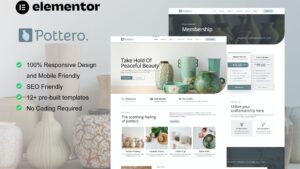 Ceramiic - Pottery & Ceramics Studio Elementor Template Kit