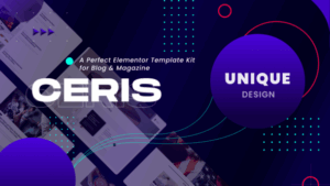 Ceris - Blog & Magazine Elementor Template Kit