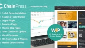 ChainPress v1.0.14 Financial WordPress Business Blog Theme
