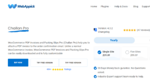 Challan Pro v4.5.7 WooCommerce PDF Invoices and Packing Slips Pro by WebAppick