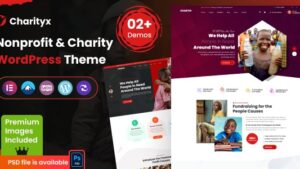 Charityx v1.0.3 Charity & Nonprofit WordPress Theme