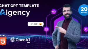 AI Chat GPT OpenAI - AIgency (1 February 2024) SAAS and HTML 5 version