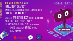 v14.0.7 AI ChatBot for WooCommerce - ChatGPT, Retargeting, Exit Intent  (WoowBot)