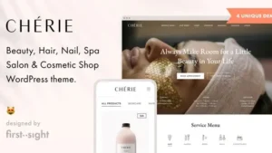 Chérie v5.0 Beauty Salon WordPress Theme