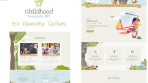 Childhood Kids - Child Care Center Elementor Template Kit
