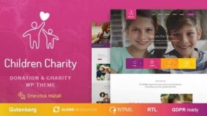 Children Charity (v1.2.5) Nonprofit & NGO WordPress Theme with Donations