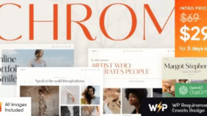 Chroma (v1.10.0) Photography Portfolio WordPress Theme