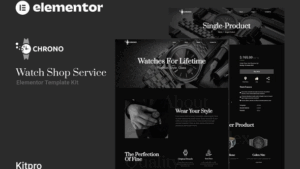 Chrono - Watch Service Elementor Template Kit